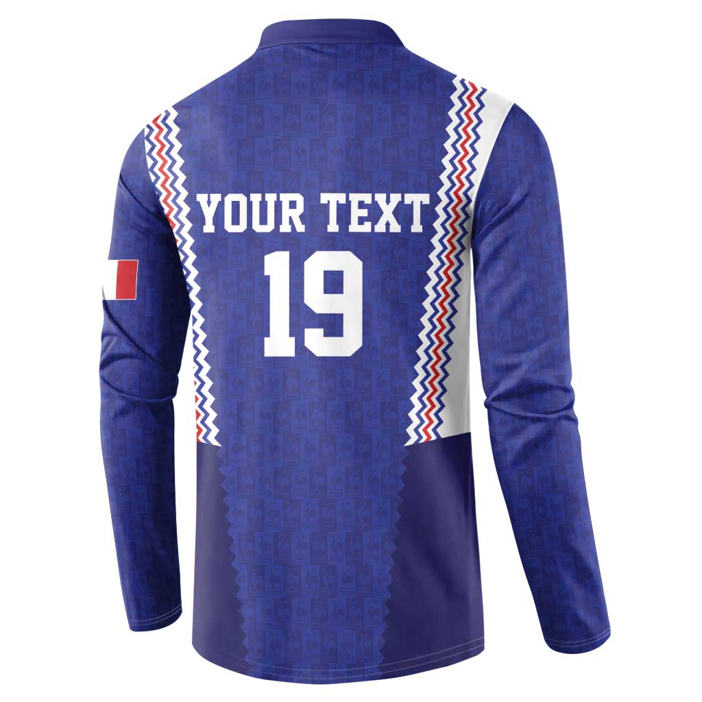 Custom World Football 2026 France Button Sweatshirt Allez Les Bleus Go Champions