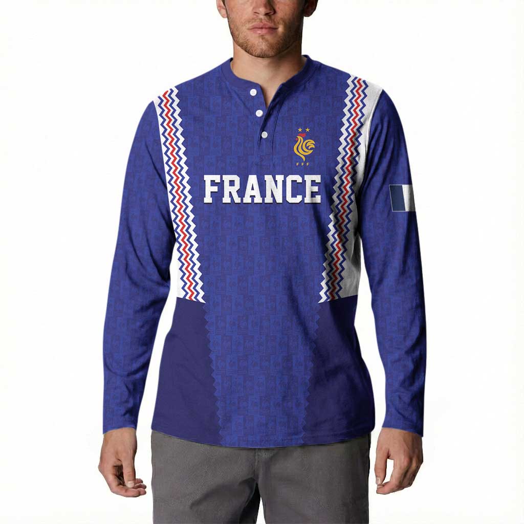 Custom World Football 2026 France Button Sweatshirt Allez Les Bleus Go Champions