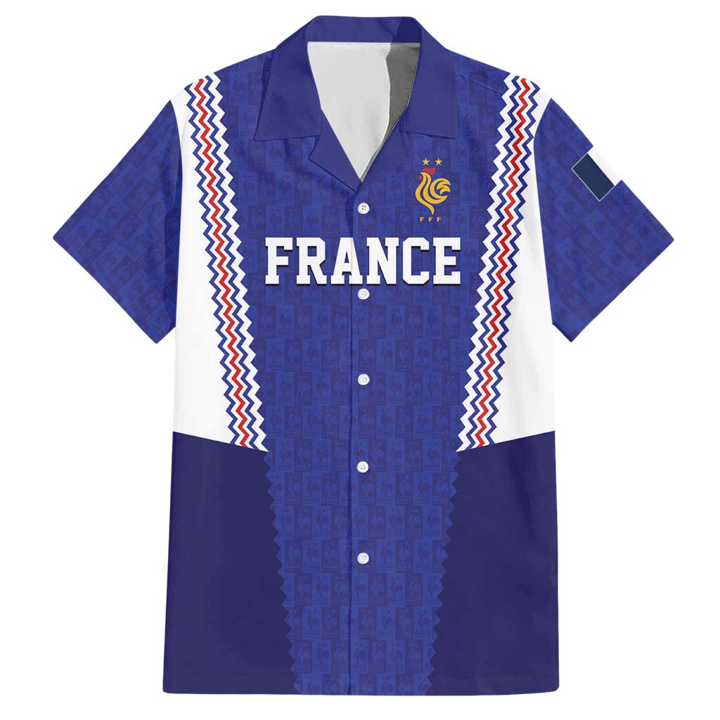 Custom World Football 2026 France Hawaiian Shirt Allez Les Bleus Go Champions