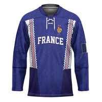 Custom World Football 2026 France Hockey Jersey Allez Les Bleus Go Champions