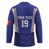 Custom World Football 2026 France Hockey Jersey Allez Les Bleus Go Champions
