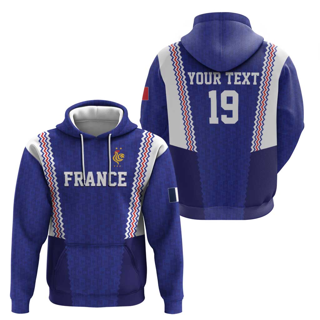 Custom World Football 2026 France Hoodie Allez Les Bleus Go Champions