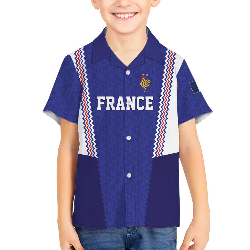 Custom World Football 2026 France Kid Hawaiian Shirt Allez Les Bleus Go Champions