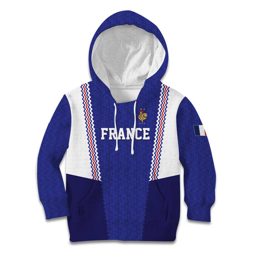 Custom World Football 2026 France Kid Hoodie Allez Les Bleus Go Champions