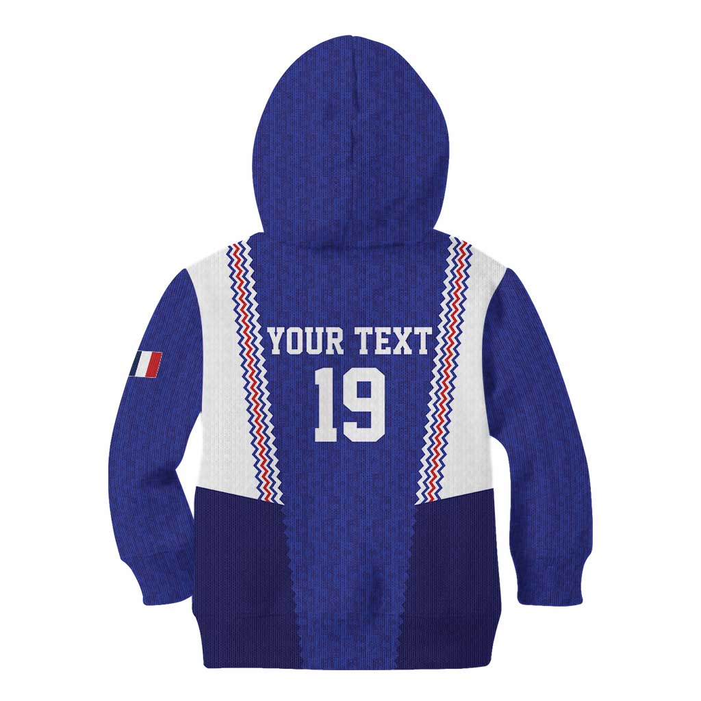 Custom World Football 2026 France Kid Hoodie Allez Les Bleus Go Champions