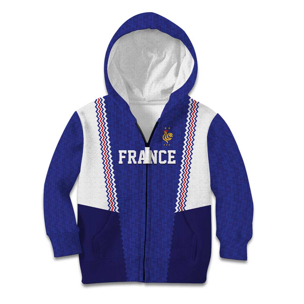 Custom World Football 2026 France Kid Hoodie Allez Les Bleus Go Champions