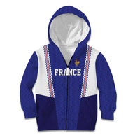 Custom World Football 2026 France Kid Hoodie Allez Les Bleus Go Champions