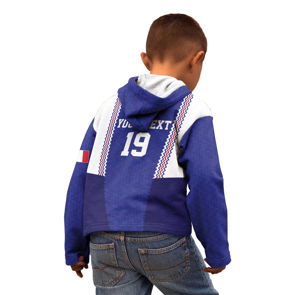 Custom World Football 2026 France Kid Hoodie Allez Les Bleus Go Champions