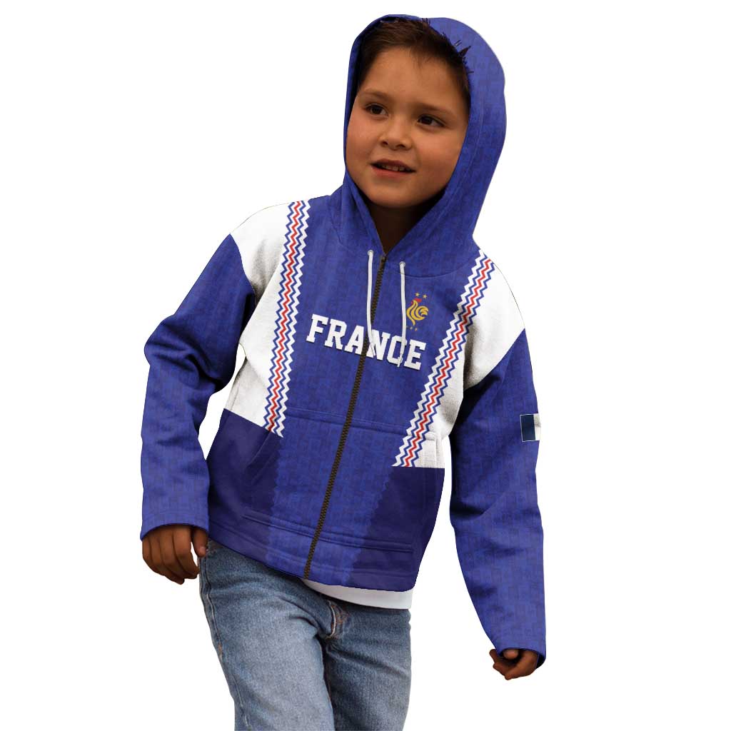 Custom World Football 2026 France Kid Hoodie Allez Les Bleus Go Champions
