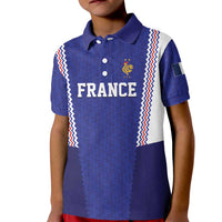 Custom World Football 2026 France Kid Polo Shirt Allez Les Bleus Go Champions