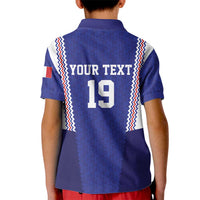 Custom World Football 2026 France Kid Polo Shirt Allez Les Bleus Go Champions
