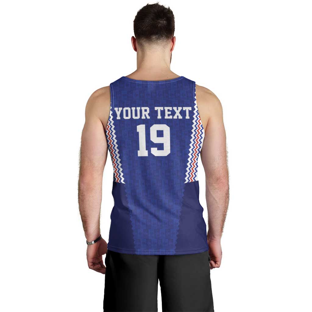 Custom World Football 2026 France Men Tank Top Allez Les Bleus Go Champions