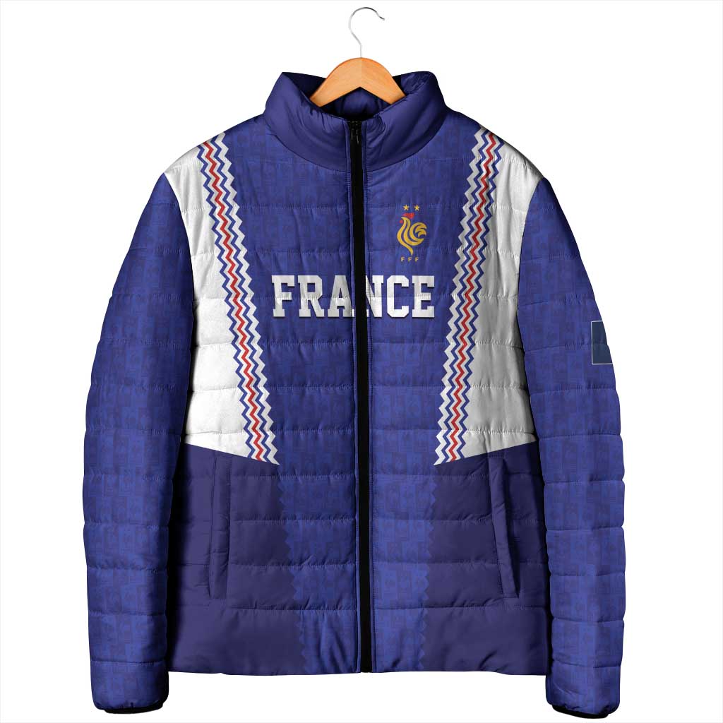 Custom World Football 2026 France Padded Jacket Allez Les Bleus Go Champions