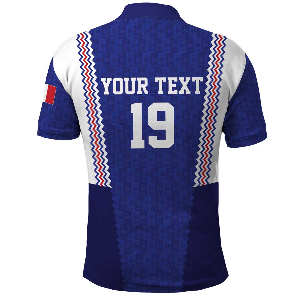 Custom World Football 2026 France Polo Shirt Allez Les Bleus Go Champions