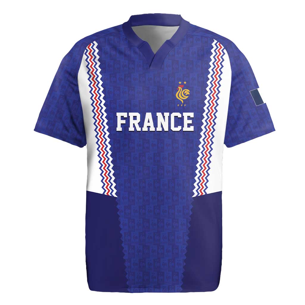 Custom World Football 2026 France Rugby Jersey Allez Les Bleus Go Champions