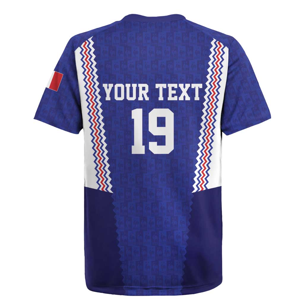 Custom World Football 2026 France Rugby Jersey Allez Les Bleus Go Champions