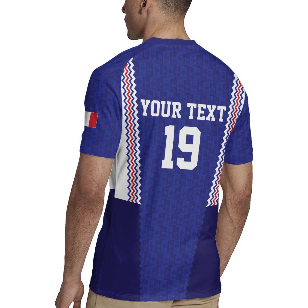 Custom World Football 2026 France Rugby Jersey Allez Les Bleus Go Champions