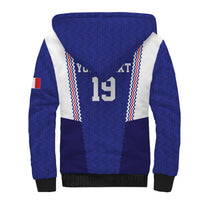 Custom World Football 2026 France Sherpa Hoodie Allez Les Bleus Go Champions
