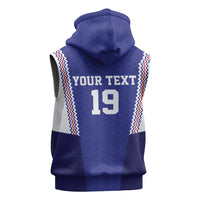 Custom World Football 2026 France Sleeveless Hoodie Allez Les Bleus Go Champions
