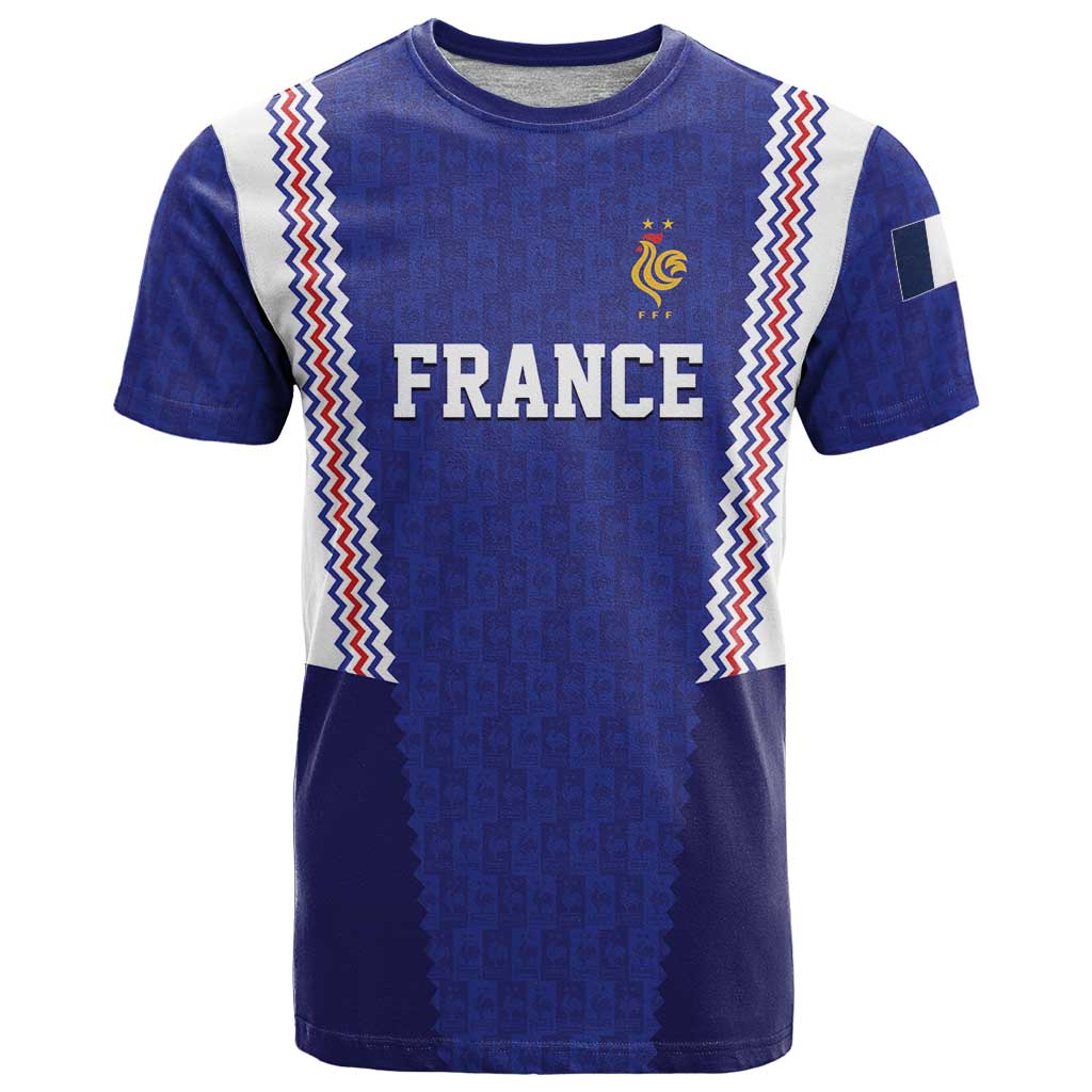 Custom World Football 2026 France T Shirt Allez Les Bleus Go Champions