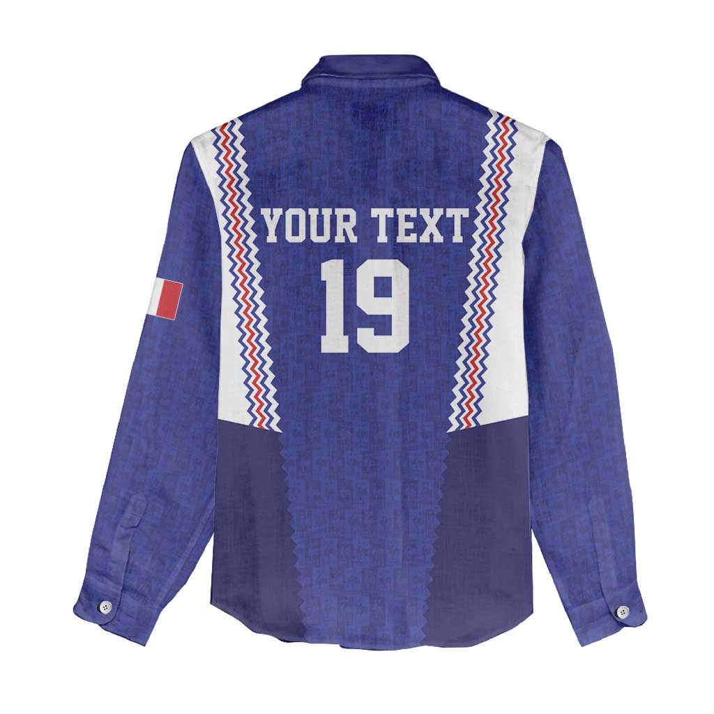 Custom World Football 2026 France Women Casual Shirt Allez Les Bleus Go Champions
