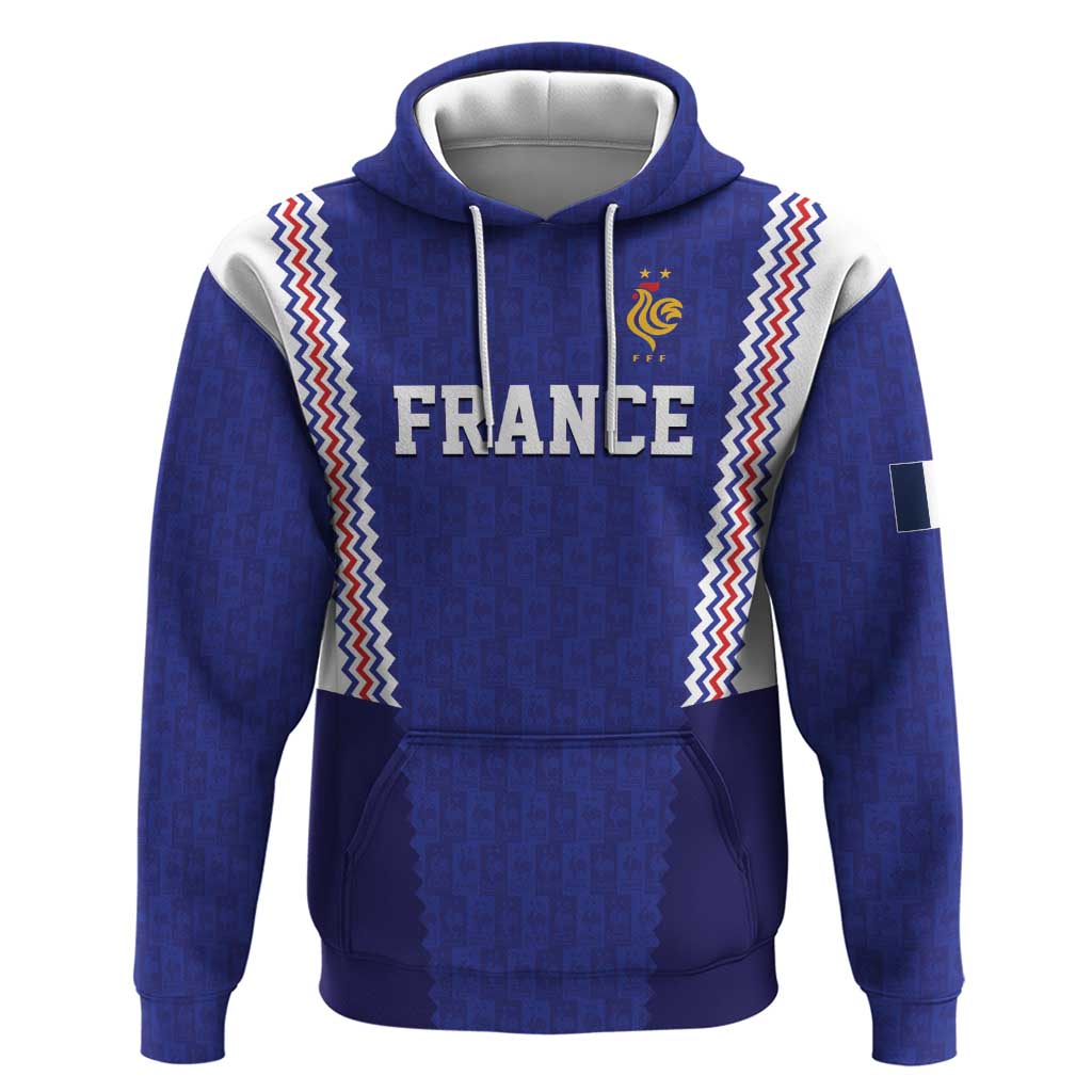 Custom World Football 2026 France Zip Hoodie Allez Les Bleus Go Champions
