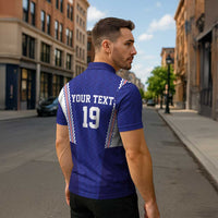 Custom World Football 2026 France Zipper Polo Shirt Allez Les Bleus Go Champions