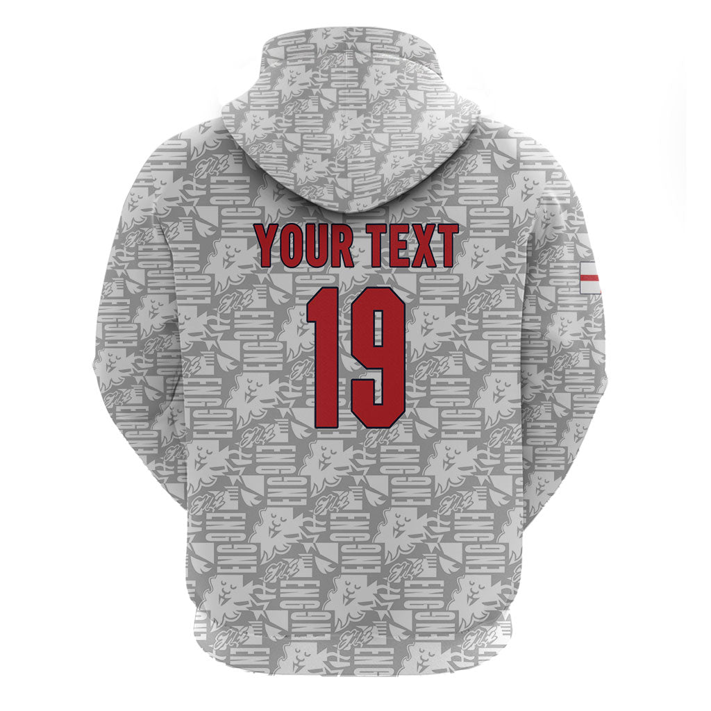 Custom World Football 2026 England Hoodie Three Lions Monogram White Glory