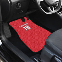 Custom World Football 2026 England Car Mats Three Lions Monogram Red Glory