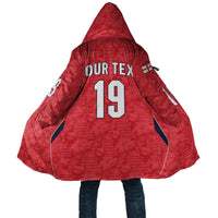 Custom World Football 2026 England Cloak Three Lions Monogram Red Glory