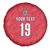 Custom World Football 2026 England Spare Tire Cover Three Lions Monogram Red Glory