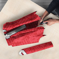 Custom World Football 2026 England Umbrella Three Lions Monogram Red Glory