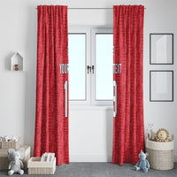 Custom World Football 2026 England Window Curtain Three Lions Monogram Red Glory