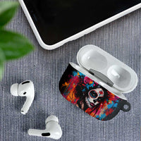 Mexico Day Of The Dead AirPods Case Rose Catrina Goddess Sugar Skull - Wonder Print Shop