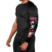 Mexico Day Of The Dead Arm Sleeves Rose Catrina Goddess Sugar Skull - Wonder Print Shop