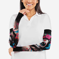 Mexico Day Of The Dead Arm Sleeves Rose Catrina Goddess Sugar Skull - Wonder Print Shop
