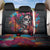 Mexico Day Of The Dead Back Car Seat Cover Rose Catrina Goddess Sugar Skull - Wonder Print Shop