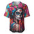 Mexico Day Of The Dead Baseball Jersey Rose Catrina Goddess Sugar Skull - Wonder Print Shop
