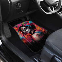 Mexico Day Of The Dead Car Mats Rose Catrina Goddess Sugar Skull - Wonder Print Shop