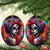 Mexico Day Of The Dead Ceramic Ornament Rose Catrina Goddess Sugar Skull - Wonder Print Shop