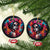 Mexico Day Of The Dead Ceramic Ornament Rose Catrina Goddess Sugar Skull - Wonder Print Shop