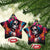 Mexico Day Of The Dead Ceramic Ornament Rose Catrina Goddess Sugar Skull - Wonder Print Shop