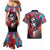 Mexico Day Of The Dead Couples Matching Mermaid Dress and Hawaiian Shirt Rose Catrina Goddess Sugar Skull - Wonder Print Shop