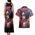 Mexico Day Of The Dead Couples Matching Tank Maxi Dress and Hawaiian Shirt Rose Catrina Goddess Sugar Skull - Wonder Print Shop