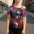 Mexico Day Of The Dead Cross Shoulder Shirt Rose Catrina Goddess Sugar Skull - Wonder Print Shop