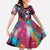 Mexico Day Of The Dead Family Matching Short Sleeve Bodycon Dress and Hawaiian Shirt Rose Catrina Goddess Sugar Skull - Wonder Print Shop