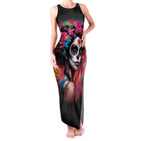 Mexico Day Of The Dead Family Matching Tank Maxi Dress and Hawaiian Shirt Rose Catrina Goddess Sugar Skull - Wonder Print Shop