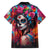 Mexico Day Of The Dead Hawaiian Shirt Rose Catrina Goddess Sugar Skull - Wonder Print Shop