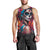 Mexico Day Of The Dead Men Tank Top Rose Catrina Goddess Sugar Skull - Wonder Print Shop