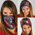 Mexico Day Of The Dead Neck Gaiter Rose Catrina Goddess Sugar Skull - Wonder Print Shop